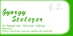 gyorgy stelczer business card
